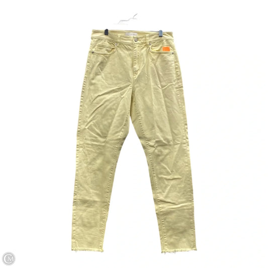 Jeans Straight By Loft In Yellow, Size: 6