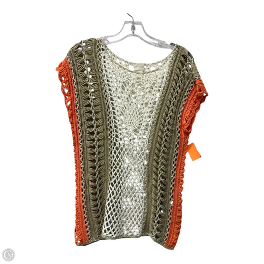 Top Sleeveless By Chicos In Orange, Size: S