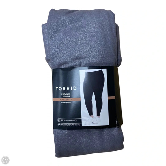 Pants Leggings By Torrid In Grey, Size: 4x