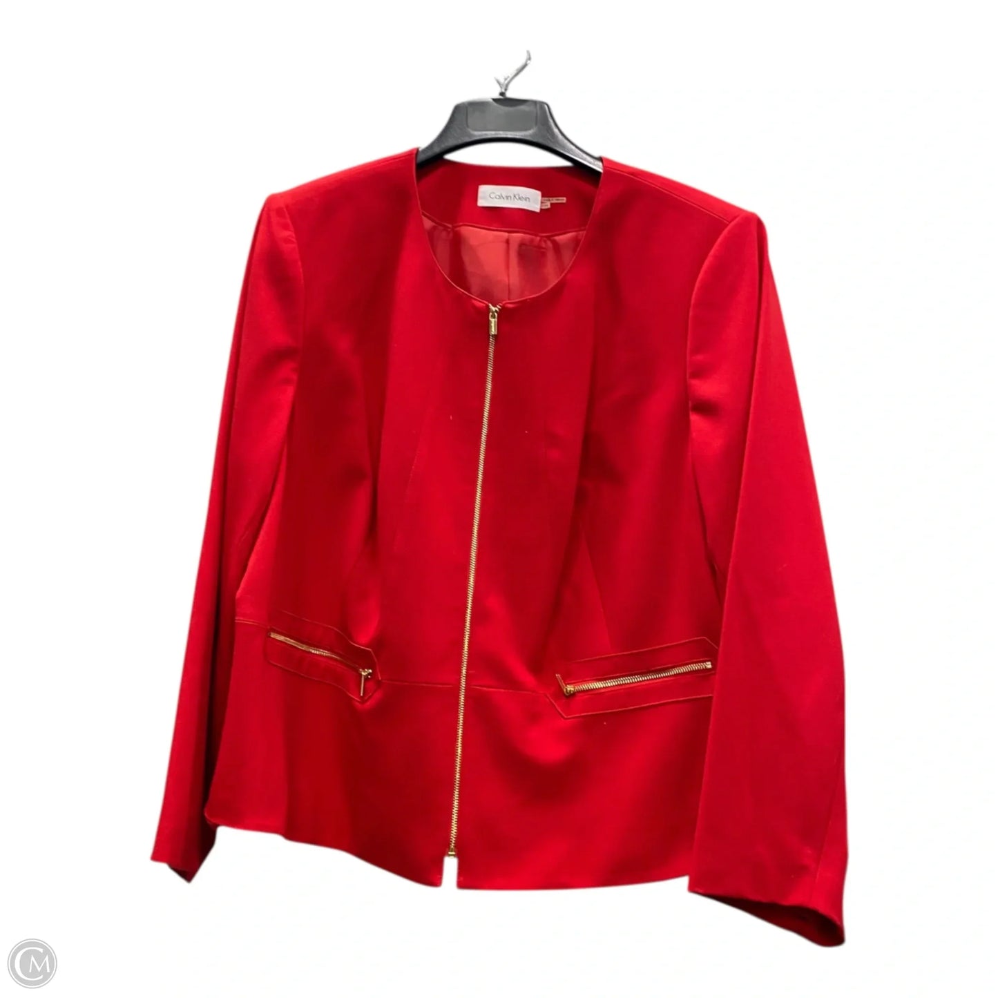 Blazer By Calvin Klein In Red, Size: 3x