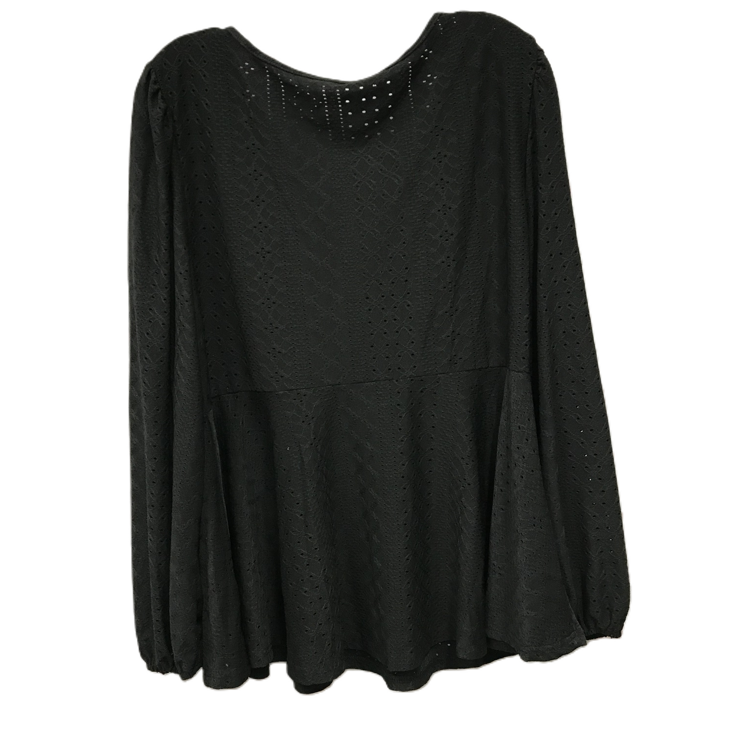 Top Long Sleeve By Shein In Black, Size: 3x