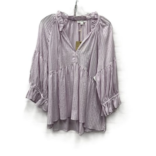 Top Long Sleeve By Blu Pepper In Purple, Size: L