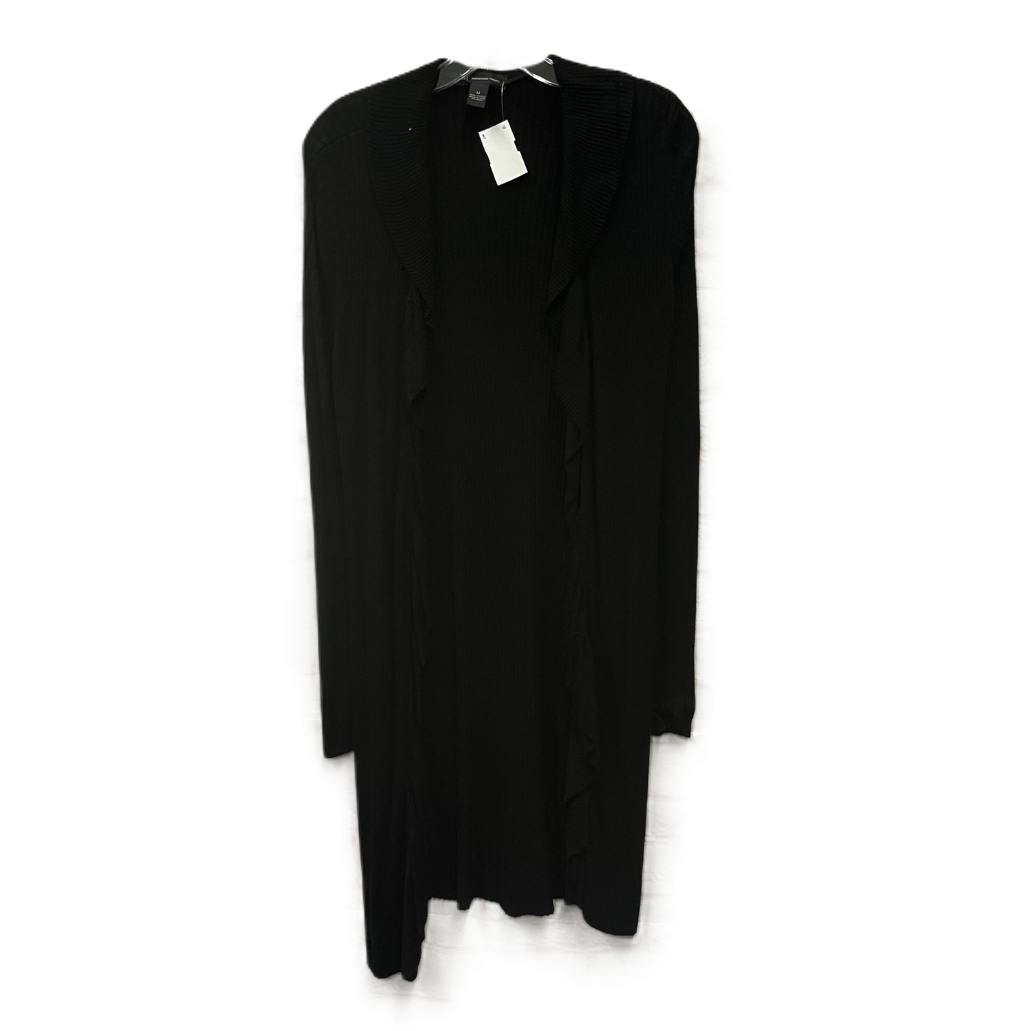 Sweater Cardigan By Inc In Black, Size: M