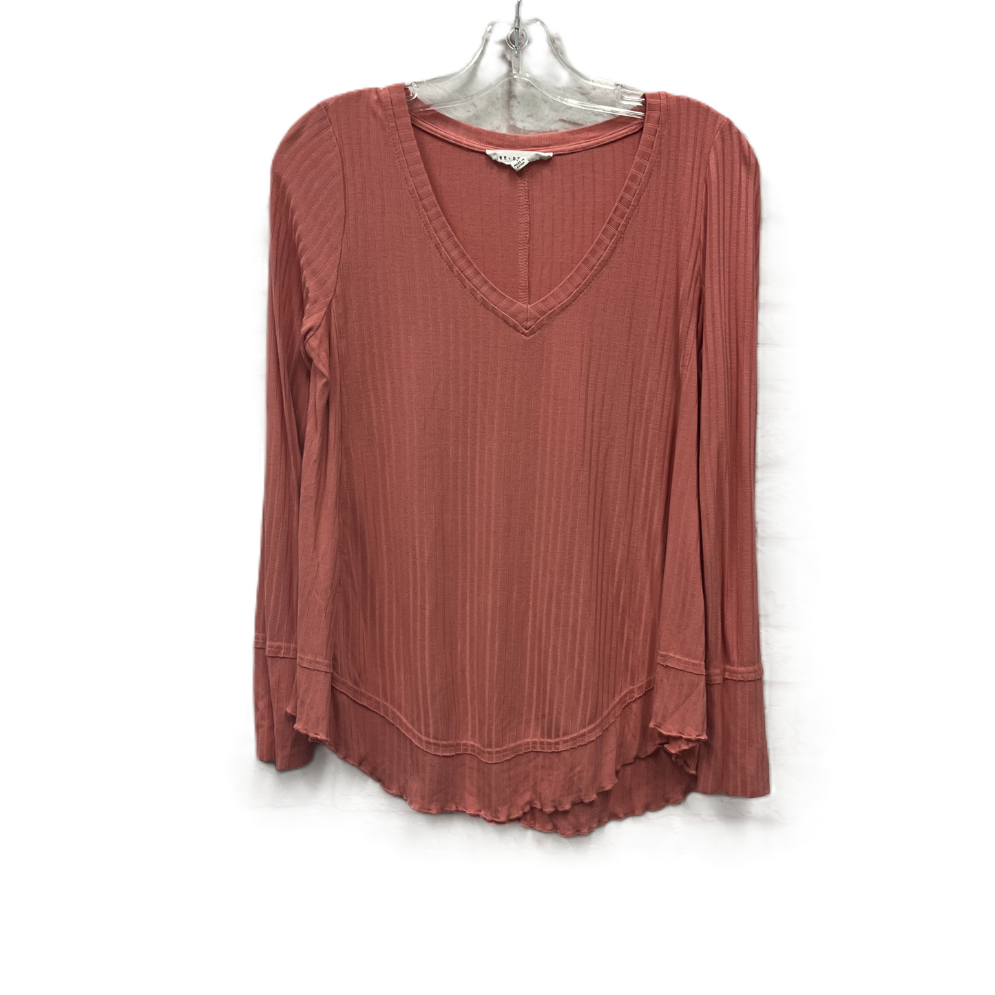 Top Long Sleeve By Jane And Delancey In Orange, Size: S