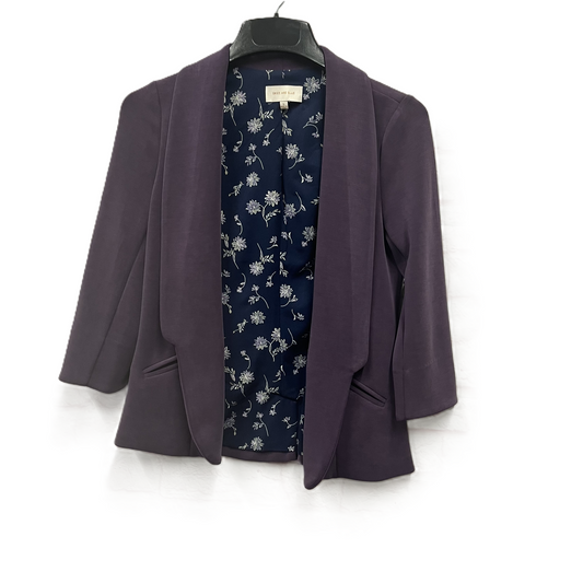 Blazer By Skies Are Blue In Purple, Size: S