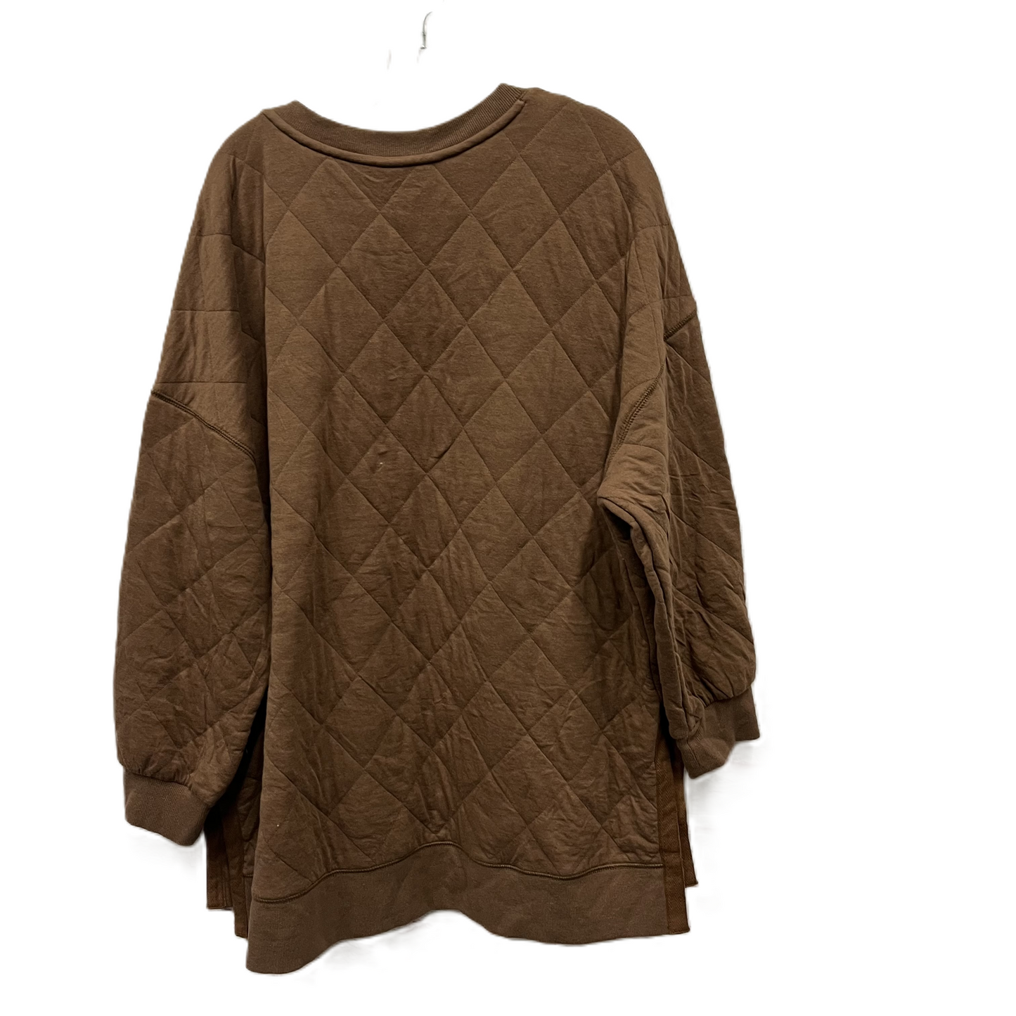 Top Long Sleeve By Old Navy In Brown, Size: 1x