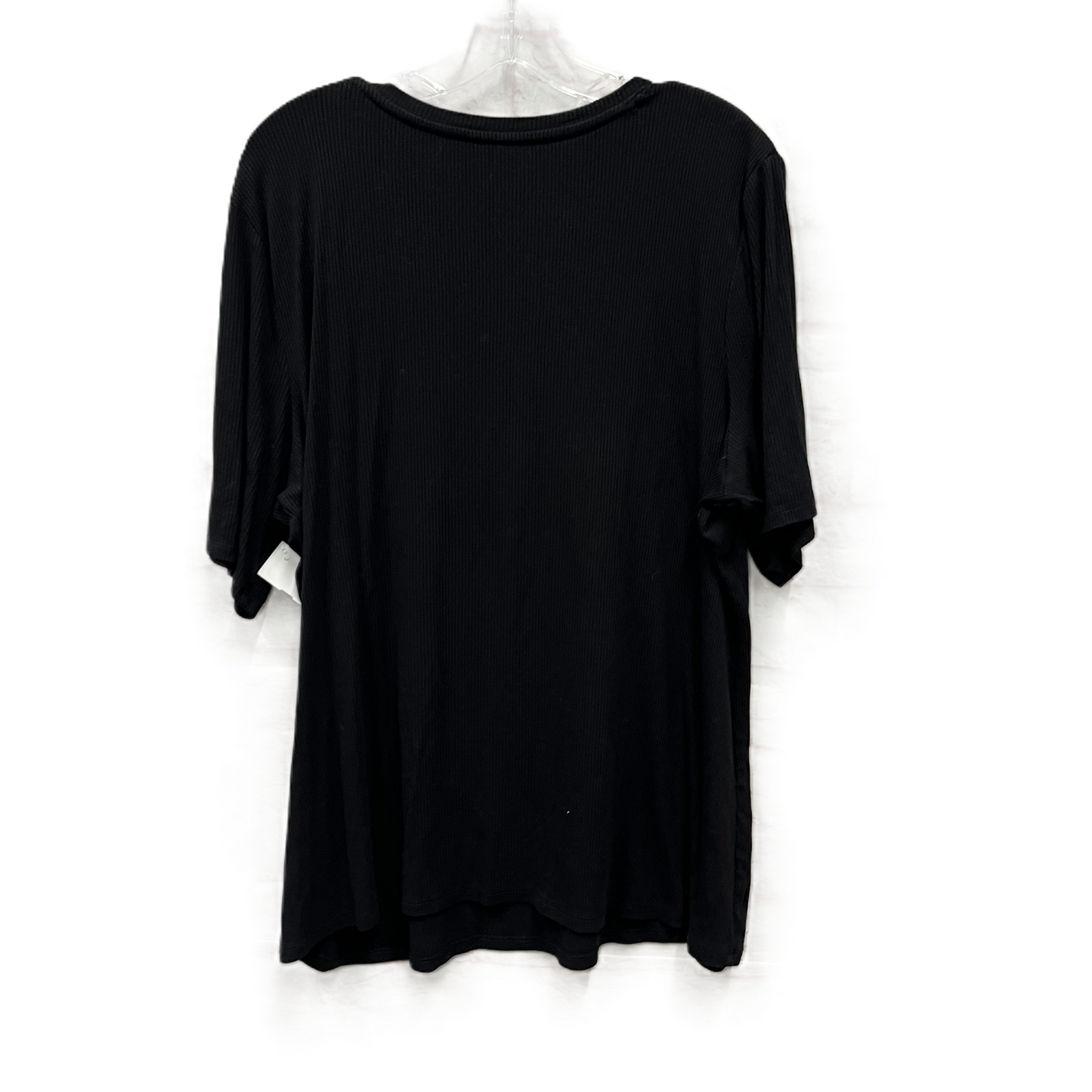 Top Short Sleeve By Nine West In Black, Size: 2x