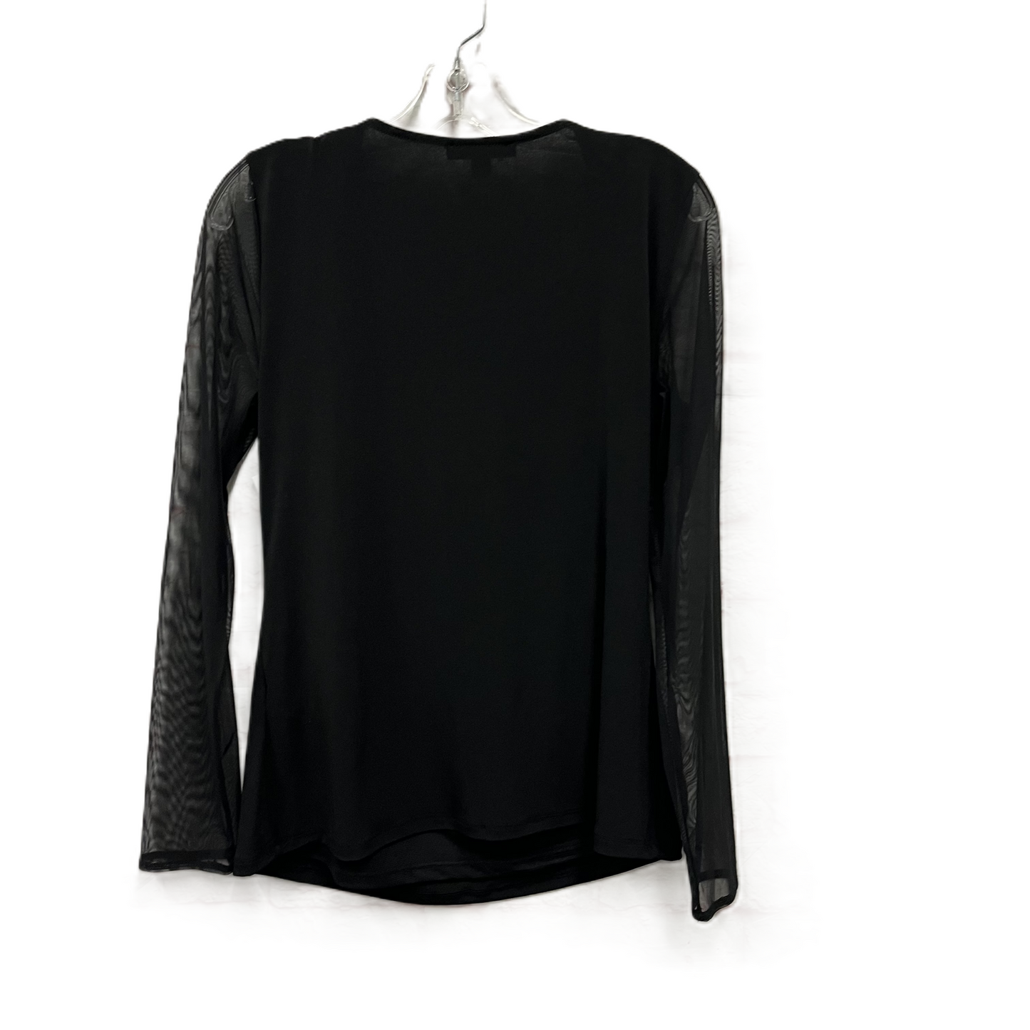 Top Long Sleeve By Inc In Black, Size: M