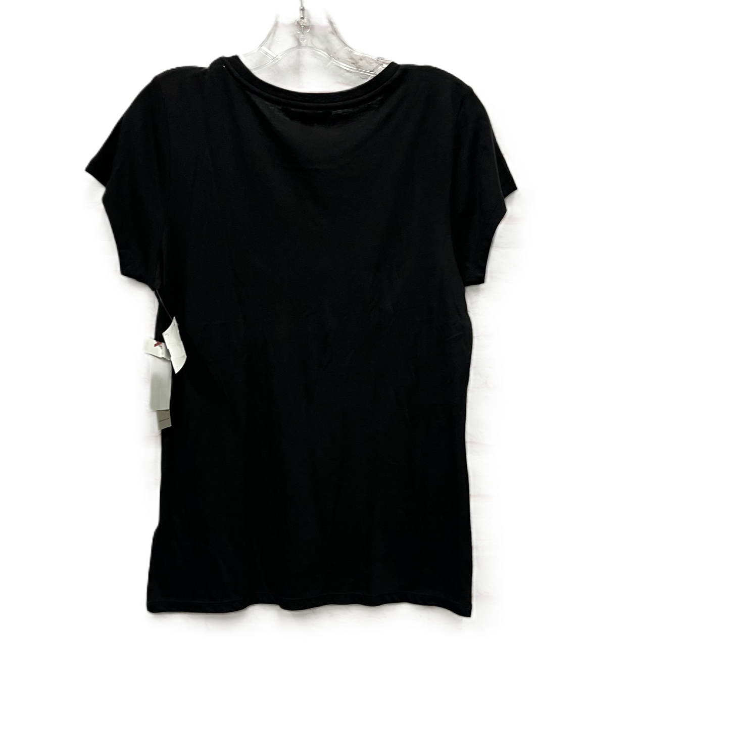 Top Short Sleeve By Calvin Klein In Black, Size: M