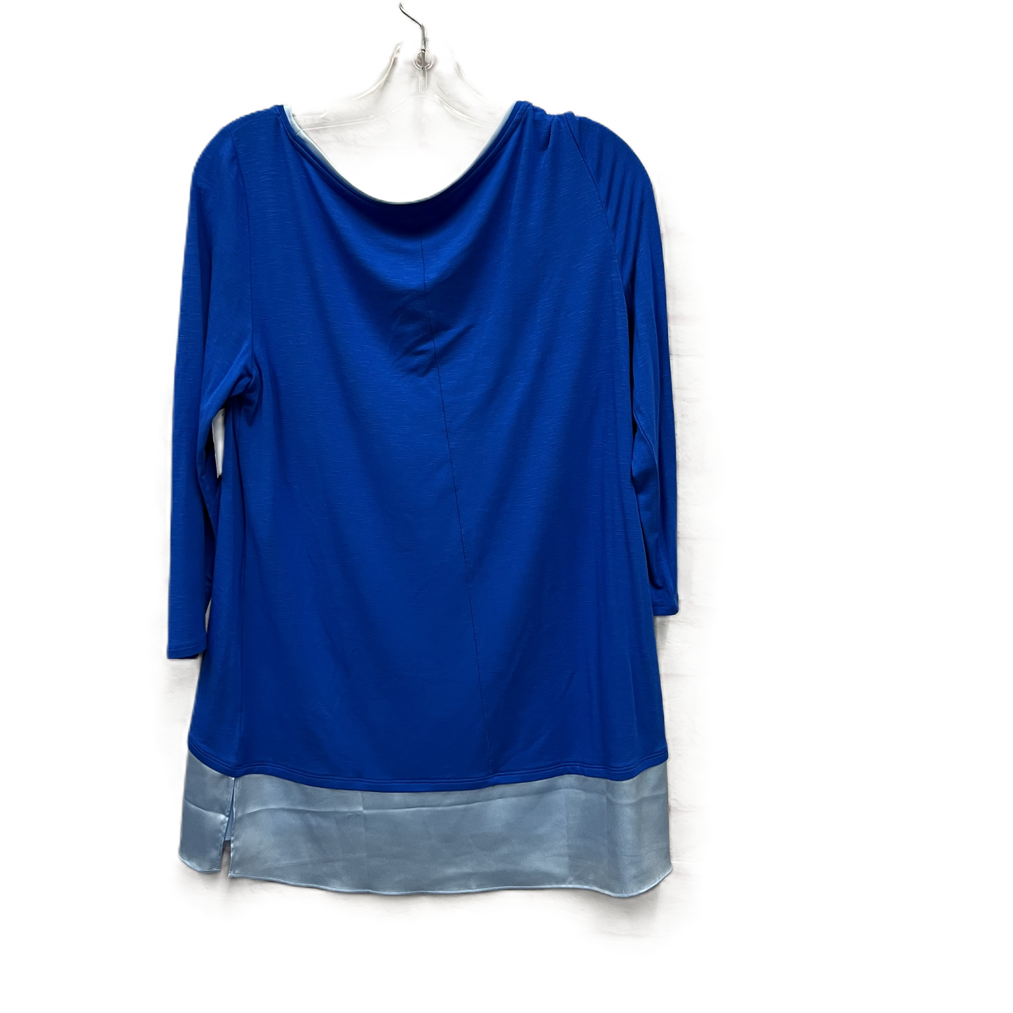 Top Long Sleeve By White House Black Market In Blue, Size: M