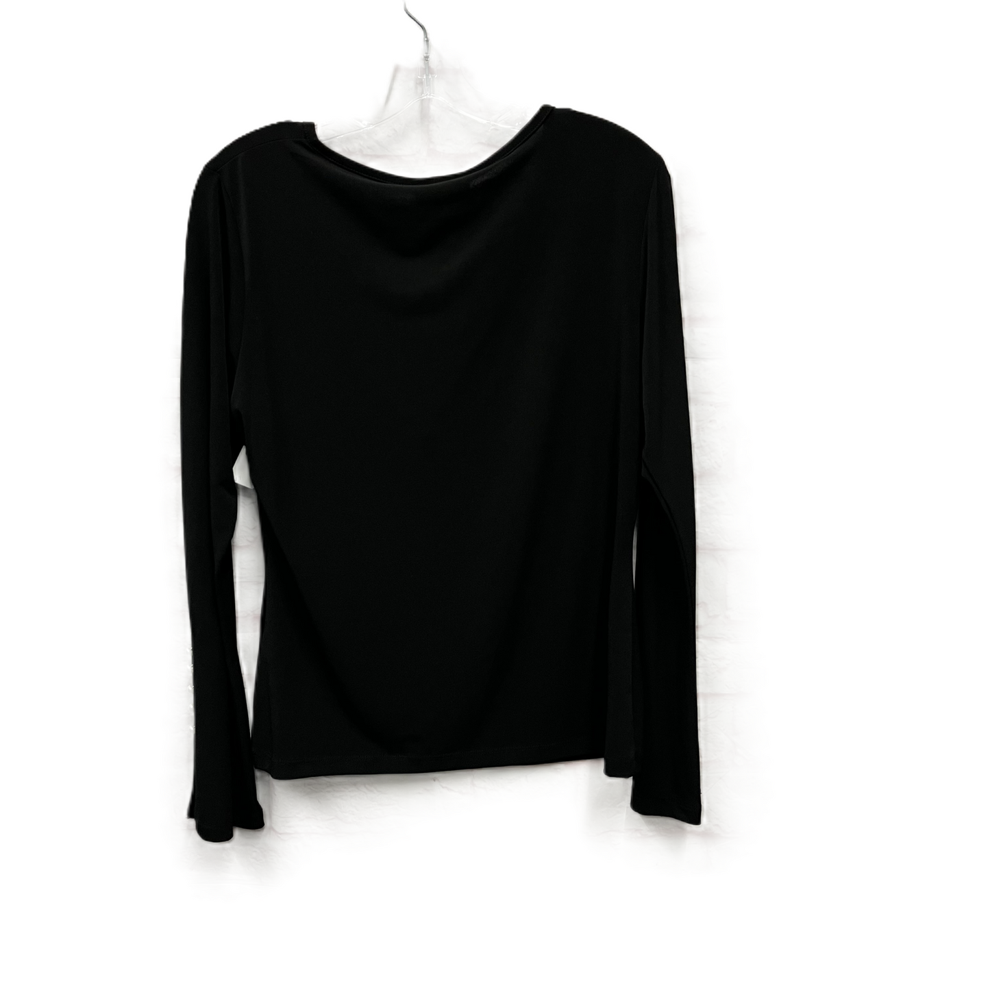 Top Long Sleeve By Calvin Klein In Black, Size: M