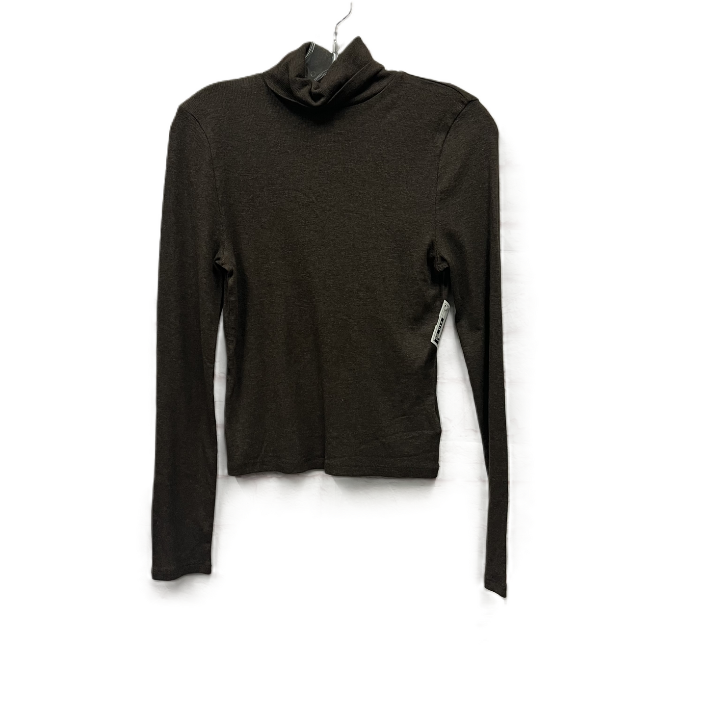 Top Long Sleeve By Madewell In Brown, Size: L