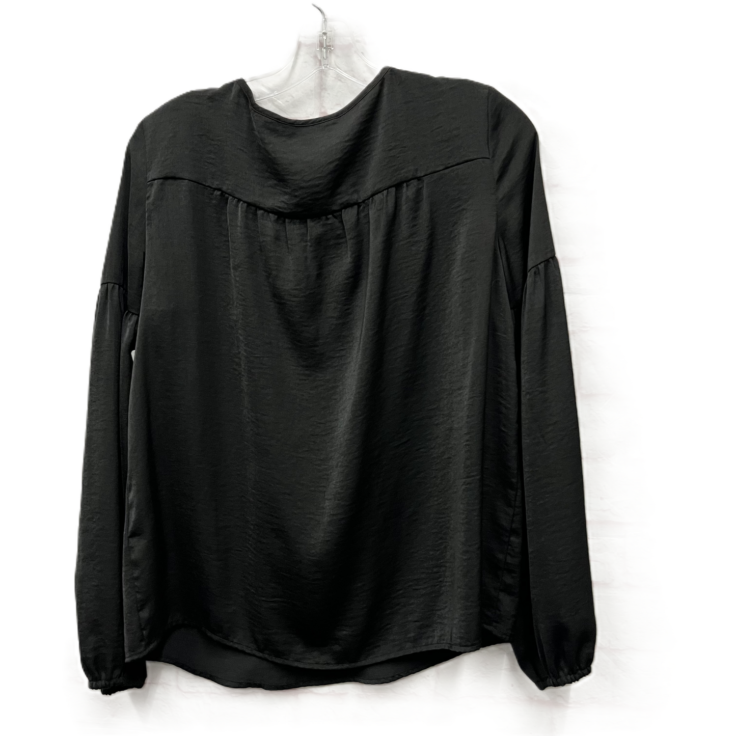 Top Long Sleeve By Banana Republic In Black, Size: M