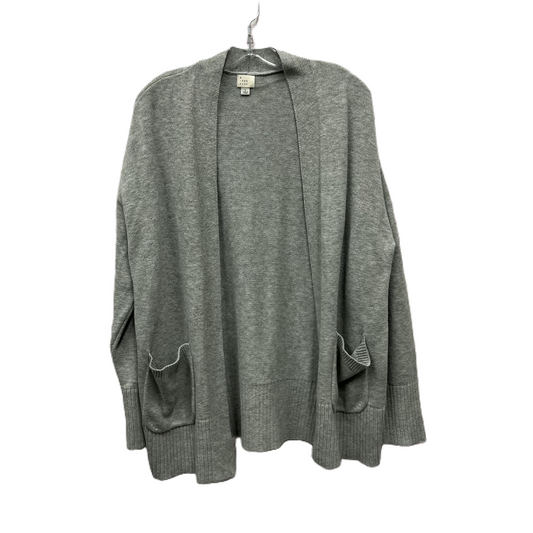 Sweater Cardigan By A New Day In Grey, Size: L