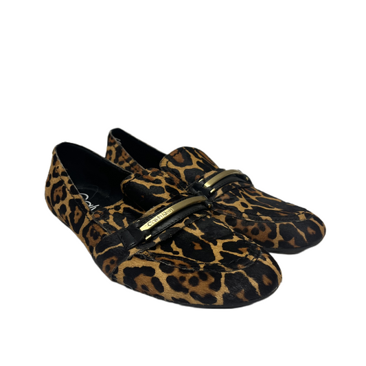 Shoes Flats By Calvin Klein In Animal Print, Size: 7