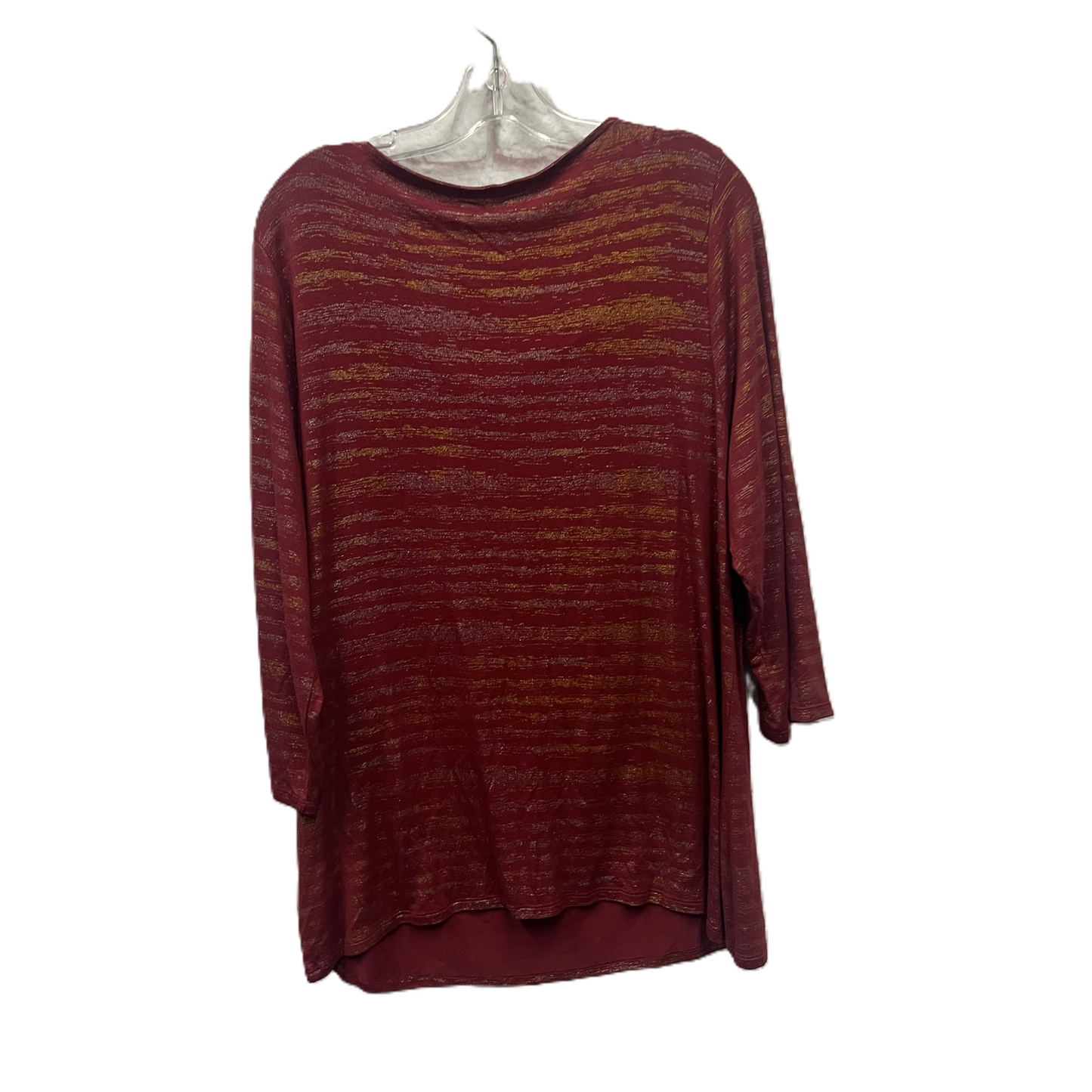 Top Long Sleeve By Coldwater Creek In Red, Size: Xl