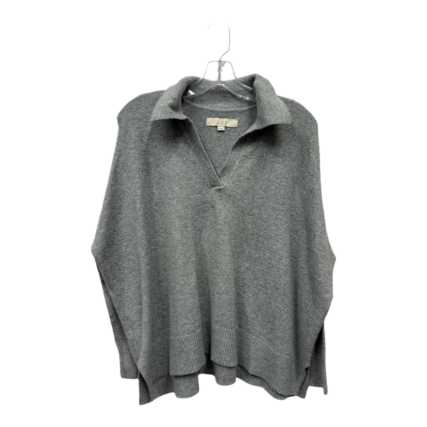 Sweater By Loft In Grey, Size: Xs