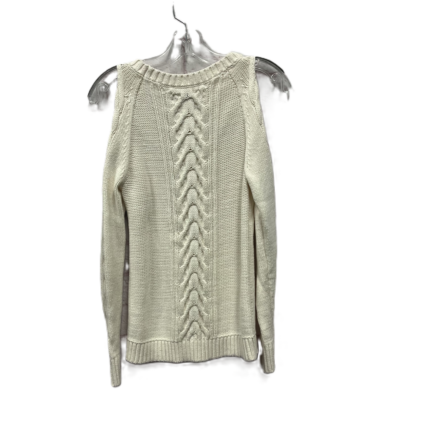 Sweater By Loft In Cream, Size: Xs