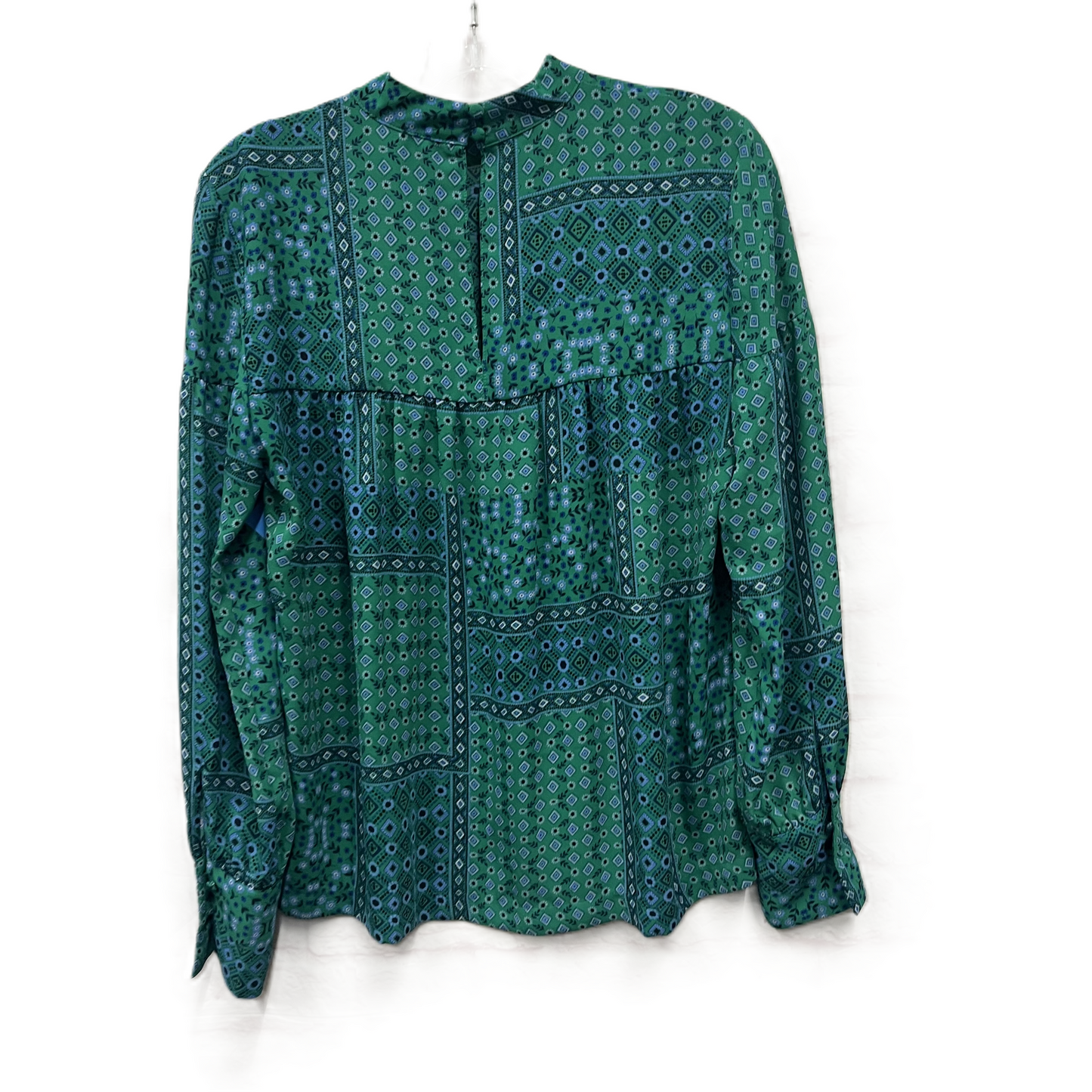 Top Long Sleeve By Loft In Green, Size: S