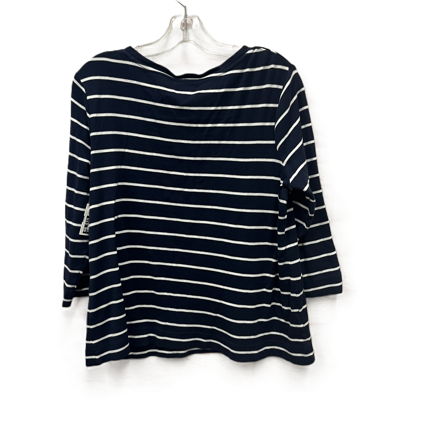 Top Long Sleeve By Chicos In Navy, Size: M