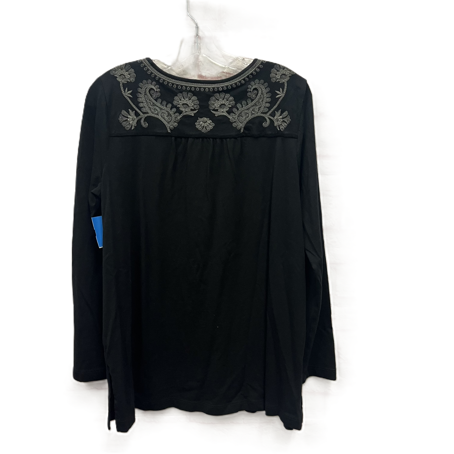 Top Long Sleeve By J. Jill In Black, Size: M