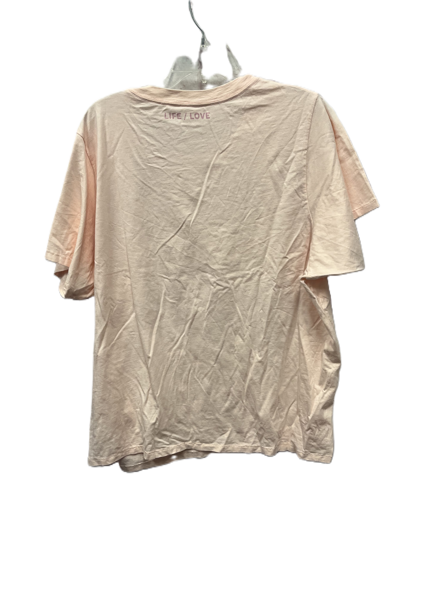 Top Short Sleeve Basic By J. Crew In Pink, Size: 3x