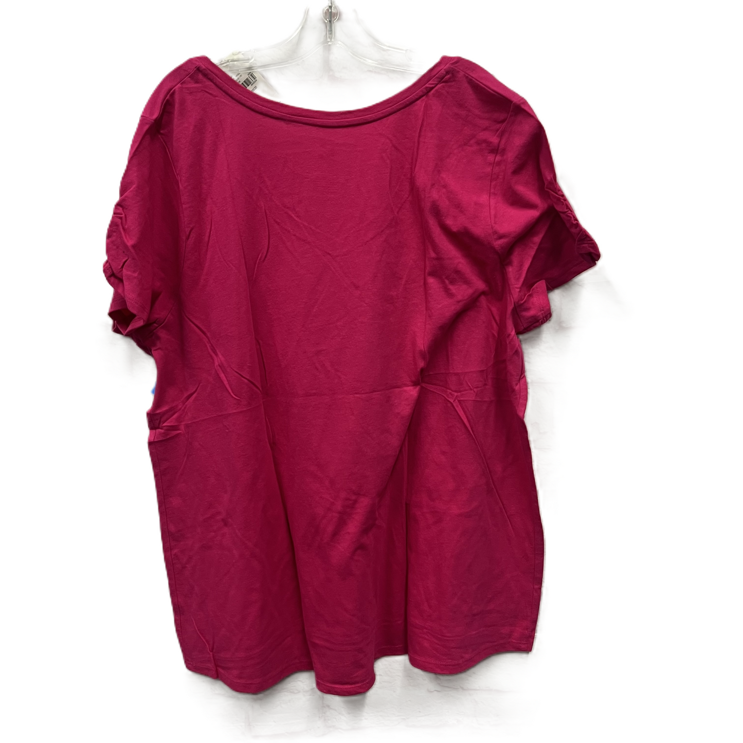 Top Short Sleeve By Lane Bryant In Pink, Size: 1x