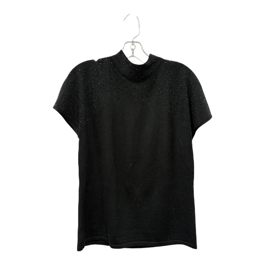 Top Short Sleeve By Reiss In Black, Size: L