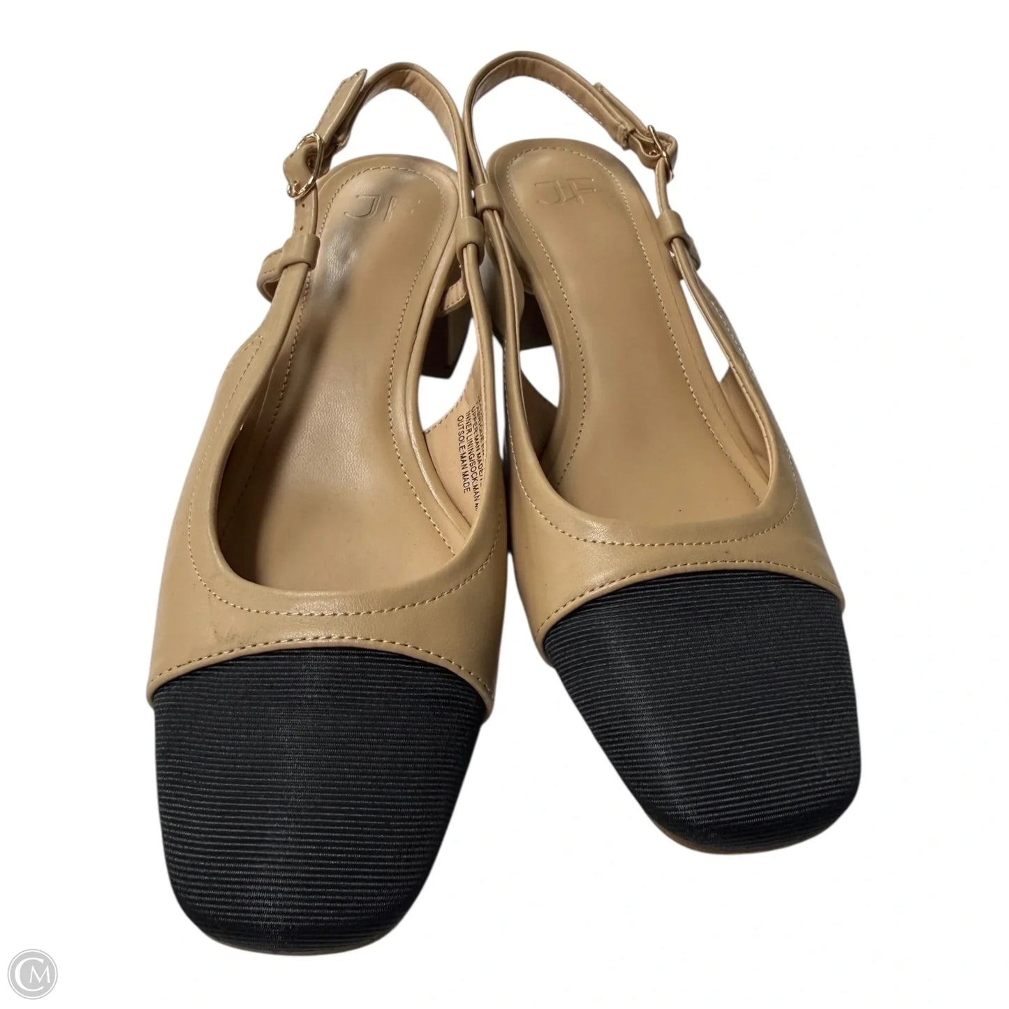 Shoes Heels Block By Jf In Tan, Size: 7