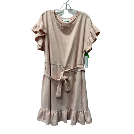 Dress Casual Midi By Emma And Michele In Pink, Size: 2x