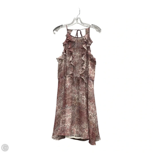 Dress Casual Midi By Bcbg In Pink, Size: L