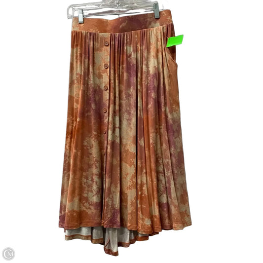 Skirt Midi By Torrid In Orange, Size: 18