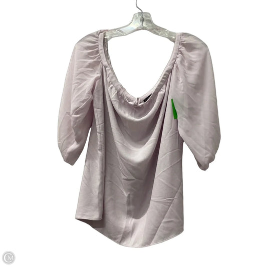 Top Short Sleeve By 1.state In Purple, Size: S