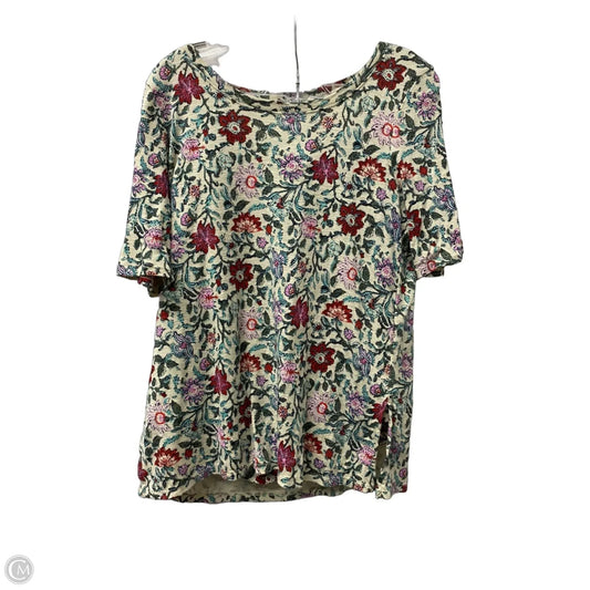 Shorts Set By J. Jill In Floral Print, Size: M