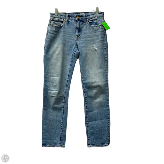 Jeans Straight By J. Crew In Blue Denim, Size: 2