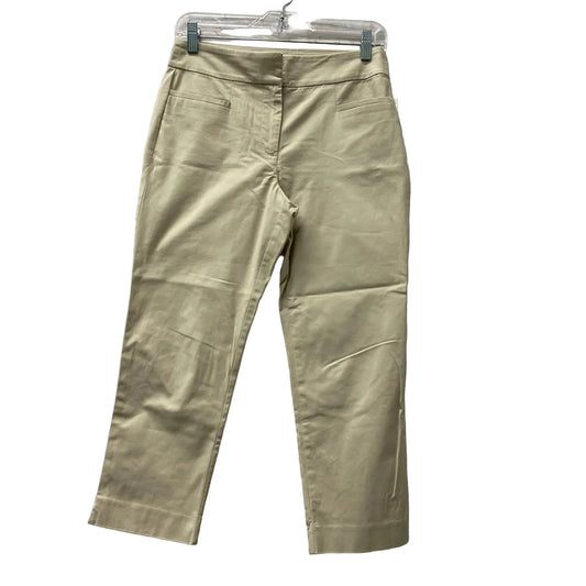 Pants Cropped By Ann Taylor In Beige, Size: 2p