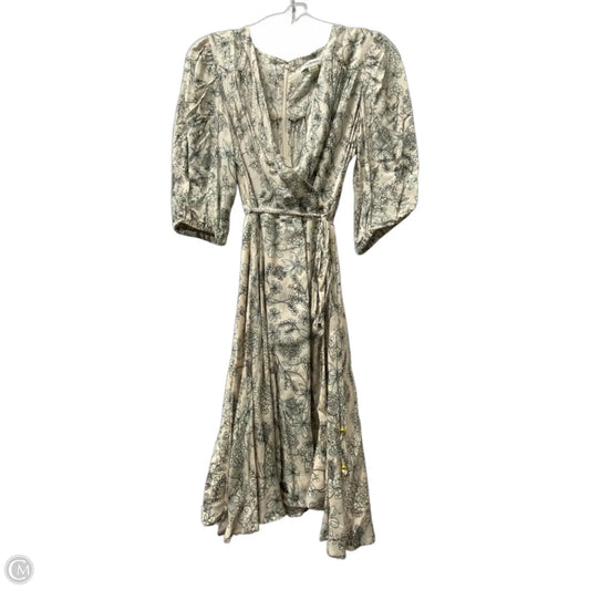 Dress Casual Midi By Calvin Klein In Pink, Size: L
