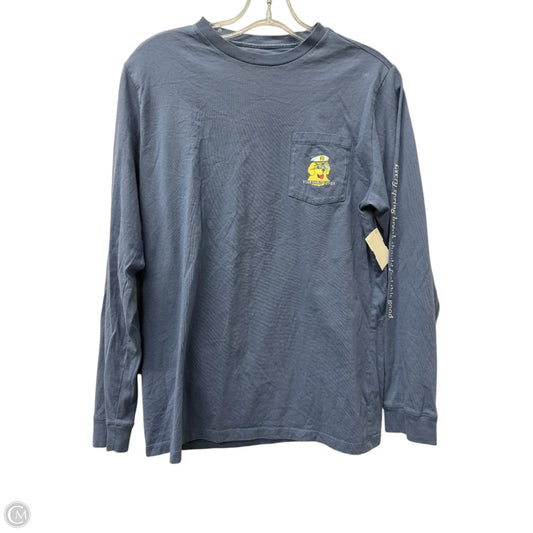 Top Long Sleeve By Vineyard Vines In Blue, Size: Xl