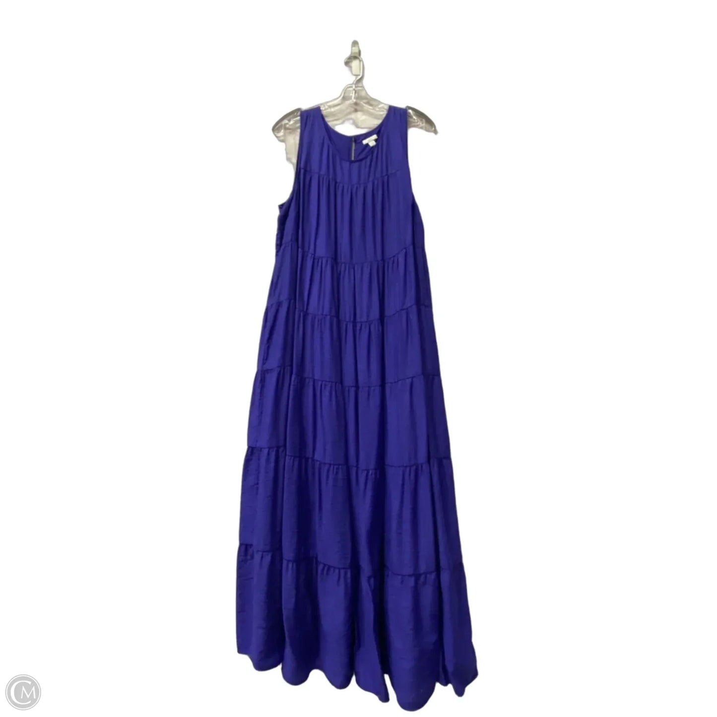 Dress Casual Maxi By J. Jill In Blue, Size: L