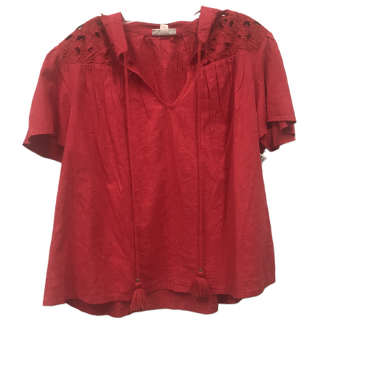Top Short Sleeve By Knox Rose  Size: L