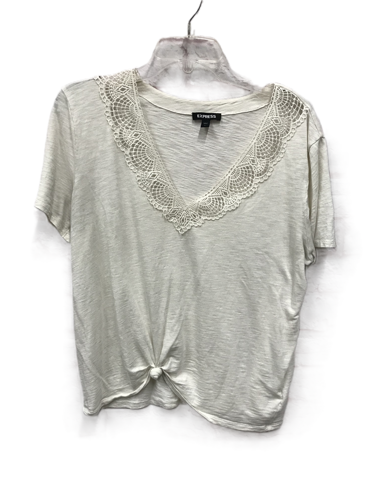 Top Short Sleeve By Express  Size: L