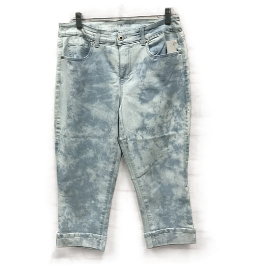 Blue Denim Jeans Cropped By Style And Company, Size: 8