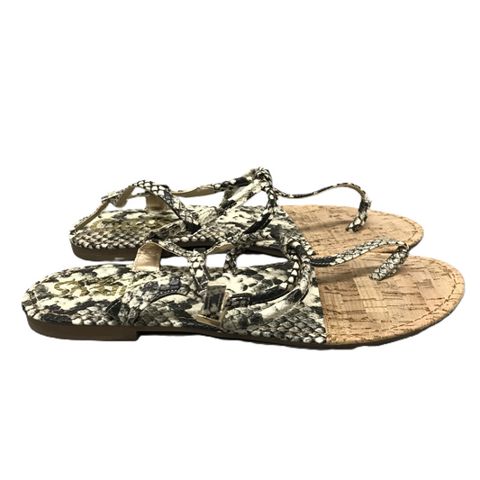 Snakeskin Print Sandals Flats By Circus By Sam Edelman, Size: 8