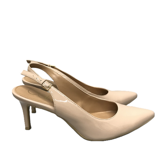 Tan Shoes Heels Stiletto By Calvin Klein, Size: 8