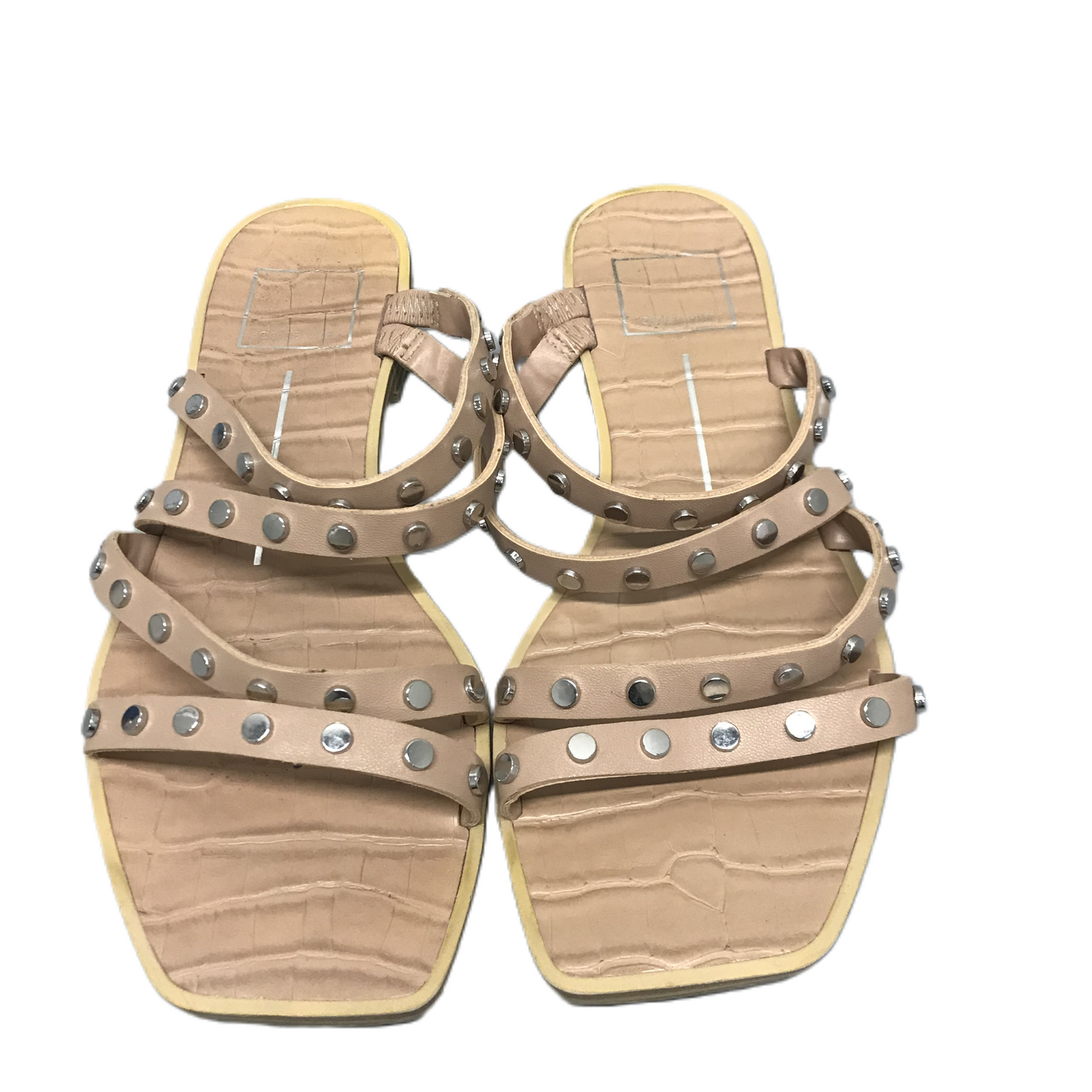 Tan Sandals Flats By Dolce Vita, Size: 6