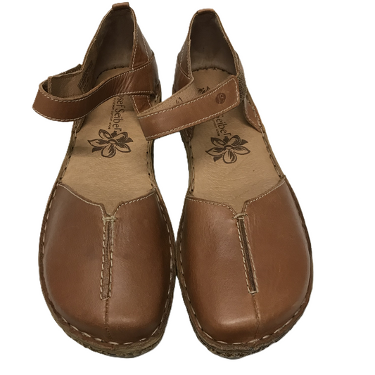 Brown Shoes Flats By Josef Seibel, Size: 10.5