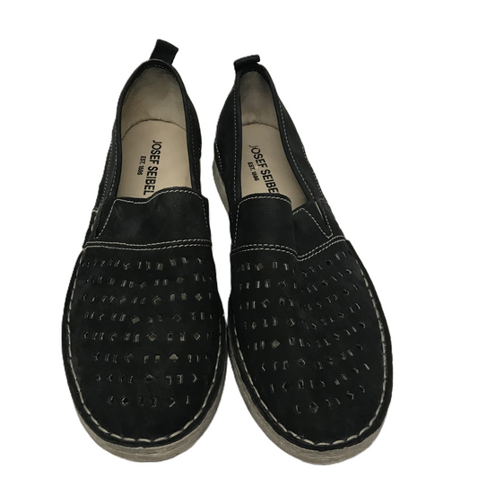 Black Shoes Flats By Josef Seibel, Size: 10.5