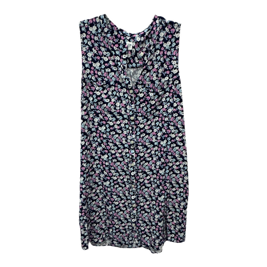 Floral Print Dress Casual Short By Gap, Size: L