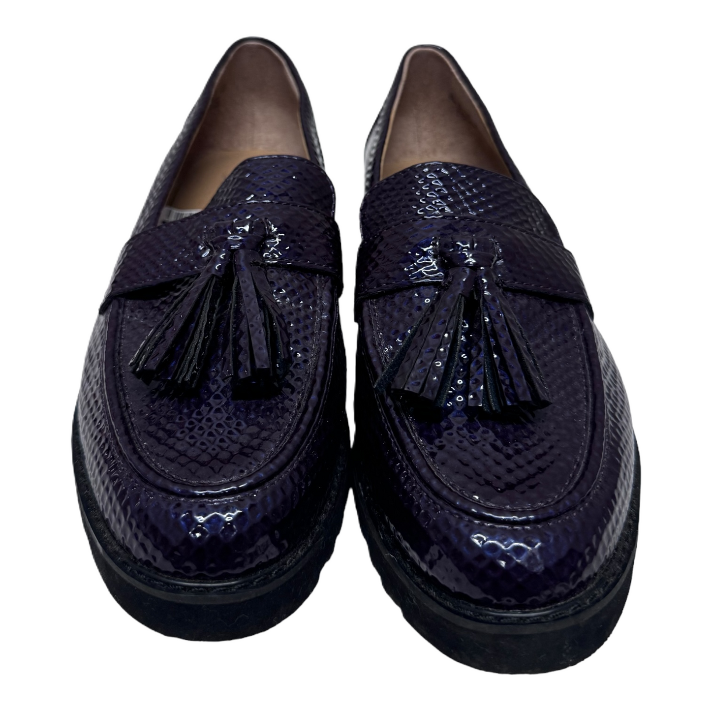Purple Shoes Flats By Franco Sarto, Size: 8.5