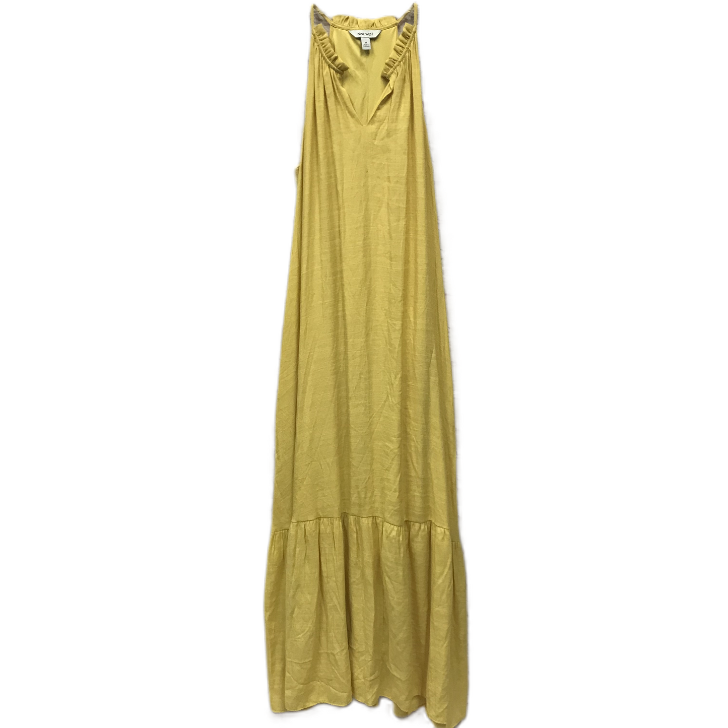 Yellow Dress Casual Maxi By Nine West, Size: M